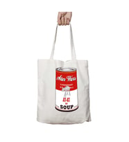 Star Wars Campbells Soup At At Andy Warhol iki Tarafı Kalıcı Baskılı Yıkanabilir Çanta