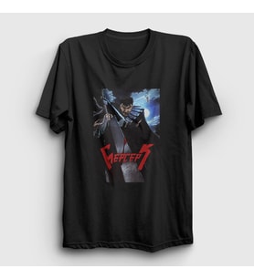 Presmono Unisex Siyah Night Anime Berserk T-Shirt 126383tt