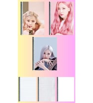 Rose A4 defter 3 adet çizgili + kareli + çizgisiz büyük boy 21*29 cm süper set