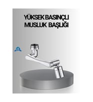1080° Dönebilen Musluk Başlığı Robotik Kol Havalandırıcı Çok Yönlü Su Yönle