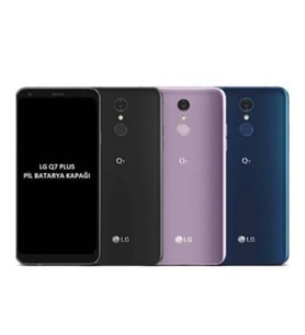 LG Q7 Plus / LG Q7 Arka Batarya Kapağı (Mor)