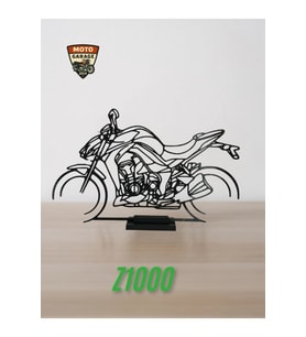 Z1000 Masa Dekoru – Motor Figürü - Motosiklet Silüeti
