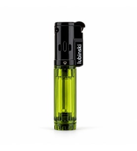 Lubinski Basic Slim Tek Torch Puro Çakmağı Yeşil LB-207