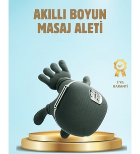 Yeni Nesil Isıtmalı Boyun ve Omuz Masaj Aleti Kablosuz Rahatlatıcı
