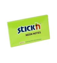 GIPTA STICKN 76X127 NEON YEŞİL YAPIŞKANLI NOTLUK 100 YP.