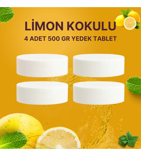 2 Adet 2x500Gr - LİMON - Nem Alıcı Rutubet Giderici Yedek Tablet