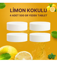 2 Adet 2x500Gr - LİMON - Nem Alıcı Rutubet Giderici Yedek Tablet