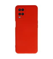 Oppo A54 4g Kılıf Nano İçi Kadife Silikon - Kırmızı