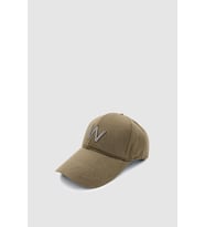 W Nakışlı Ayarlanabilir Unisex Spor, Günlük ve Outdoor Şapka / Kep Haki