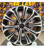 4 Adet DY-605 6,5*15 5*100 ET39 54,1 BLACK JANT (Takım)