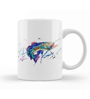 Fish Wild Catch Kupa Bardak Porselen
