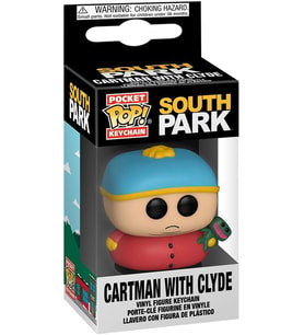 Funko 51642 Pop Anahtarlık: South Park Cartman W/Clyde Koleksiyon Oyuncak, Çok Renkli