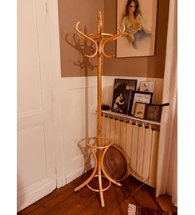 Hawthorne 6'lı Ahşap Tonet Askılık (Natural)