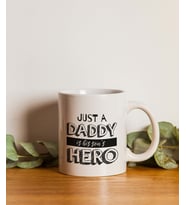Son's Daddy Baskılı Babalar Günü Kupa (Beyaz)