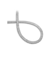 Hematit Doğal Taş Mat Titanyum Yarasa Kesim 7x1mm Dizi [AA]