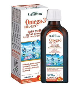 Shiffa Home Omega-3 Balık Yağı Şeftali Aromalı 100 ml