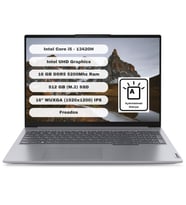 Lenovo Thinkbook 16 G6 IRL Intel Core i5 13420H 16GB 512GB SSD 16'' WUXGA Freedos Gri Taşınabilir Bilgisayar 21KH00SXTR