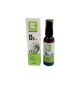 Kediler İçin D Vitamini Takviyesi 50 Ml