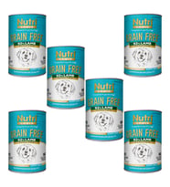 Nutri Canin 400Gr %92 Kuzu Etli Tatlı Patatesli HipoAlerjenik Tahılsız 6Adet Yavru Yaş Köpek Maması (Turkuaz)