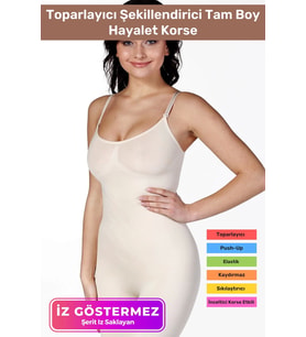 Dikişsiz Toparlayıcı Ayarlanabilen Beden Küçülten Toparlayıcı Şekillendirici Tam Boy Hayalet Korse