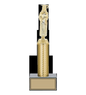 ODAK KUPA - Figürlü Kupalar - Mezuniyet Kadın Figürlü Kupalar FG-007 A - 30 cm