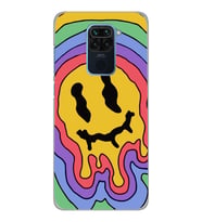 Xiaomi Redmi NOTE 9 Uyumlu Gülücük Tasarımlı Şeffaf Telefon Kılıfı