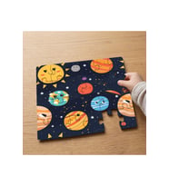Güneş Sistemi - Gezegenler Tasarımlı 24 Parça Ahşap Çocuk Puzzle MPK0404