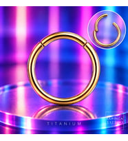 Halka Titanium Piercing Tragus Forward Helix Rook Daith Snug Kaş Smiley Dudak Septum Nostril Burun Göbek Ear Lobe Nipple