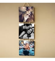 SAB Design  3'LÜ AHŞAP Tablo ÜZERİNE FOTOĞRAF BASKILI ÇERÇEVE  Anneler günü hediyesi