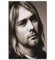 Cakatablo  Kurt Cobain Portre Yakın Çekim  MDF Tablo