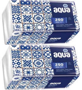 Aqua Pratik Mendil 250 Yaprak Tekli Pk (2 Li Set)