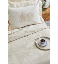 Yataş Bedding Belinda Çift Kişilik Müslin Pike Yatak Örtüsü Takımı - Vizon