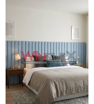 12 ADET DİKEY AKUSTİK KUMAŞ KAPLI PANEL-(10x100CM)