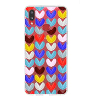 PrintiFy Samsung Galaxy A10s ile Uyumlu 1mm Slim Fit Water Color 1 Baskılı Şeffaf  Kılıf