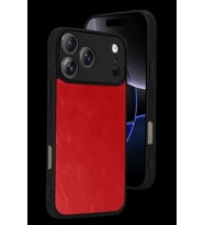 iPhone 17 Pro Max Aras Deri Kapak - Kırmızı
