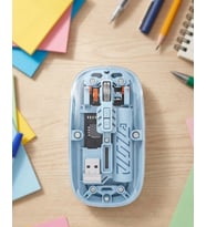 Ofis Ve Günlük Kullanım İçin Mavi Bluetooth Kablosuz Mouse
