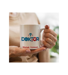Kişiye Özel Meslek Doktor Kupa Bardak
