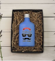 BK Gift Hediye Kutulu Kişiye Özel İsimli Baba Temalı Mavi Tasarım Cam Şişede 200 ml Kolonya-7, Babaya Hediye, Babalar Günü Hediyeleri, Hediyelik Baskılı Kolonya