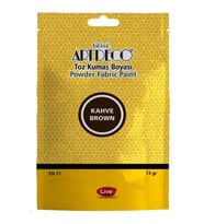ARTDECO TOZ  KUMAŞ BOYASI 13 GR. KAHVERENGİ  Y-010T-1115