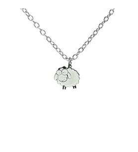 Cute Lamb Sheep Unisex Kolye – Masumiyetin ve Sıcaklığın Sembolü (Gümüş)