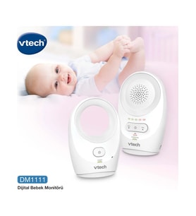 Vtech Artırılmış Menzile Sahip Sesli Bebek Monitörü - DM1111