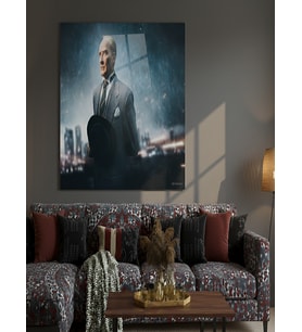 Atatürk Cam Görünümlü Dekoratif Tablo (3 MM PleksiGlass)