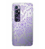 Xiaomi  Mi 10 Ultra  Kamera Korumalı Kapak Nostalji Desen Tasarımlı Şeffaf  Kılıf