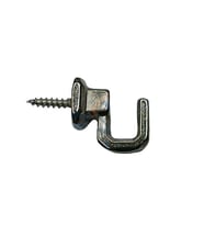 Vidalı Kanca, Askı Küçük - 15x18mm, Nikel - 1 Adet