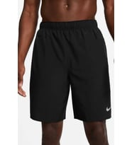 Nike Challenger Mens Running Shorts 9 İnç Reflektörlü Erkek Koşu Antreman Şortu Siyah