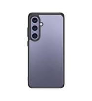 Coverzone Samsung Galaxy S25 ile uyumlu Kamera Korumal? ?effaf P�r�zs�z Arka Y�zey Z-New Roll Kapak Parmak izi Yapmayan Samsung Galaxy S25 i�in k?l?f Siyah