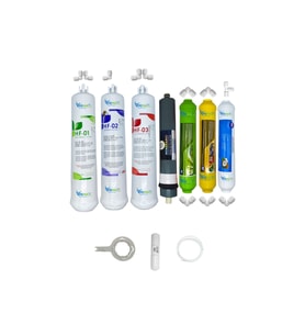 PWS Kapalı Kasa Su Arıtma Cihazlarına  HFT  7li Platinium mebran Alkali+mineral+tatlandırıcı
