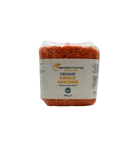 Organik Kırmızı Mercimek 500 gr MG