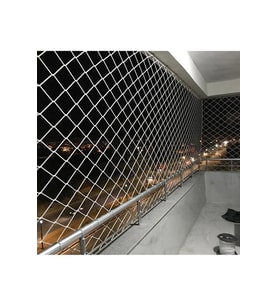 2,50 X 15 Metre Çocuk Güvenlik Filesi Kalınlık 3 Mm Balkon Güvenlik Filesi Kedi Güvenlik Filesi File (Çok Renkli)