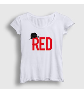 Presmono Kadın Beyaz Hat The Blacklist T-Shirt 183252tt